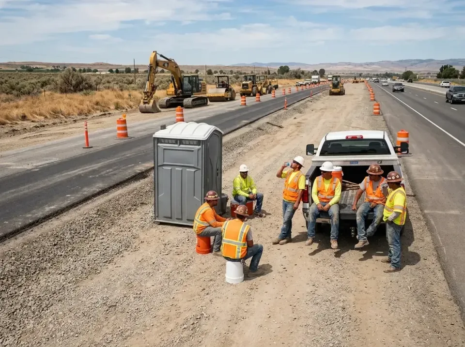 highway-road-construction-crew-007 — frequently asked questions, Porta Potty and Restroom Rentals in Lawrence, IN